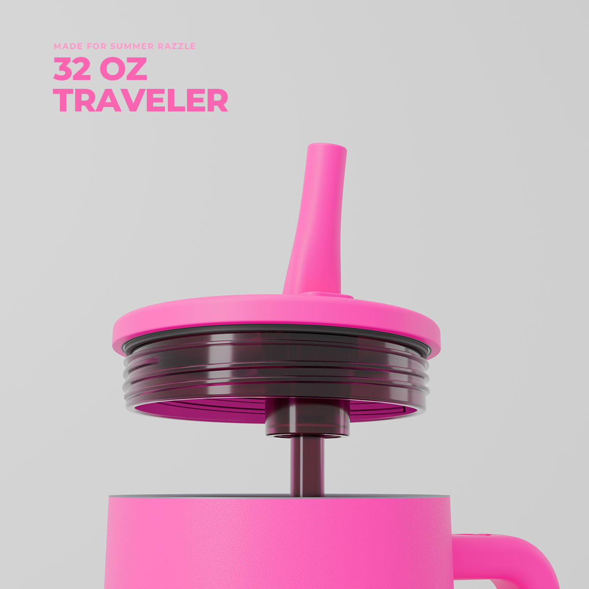Razzle Removable Traveler Lid (32oz) - TRVL32-Razzle-WPI-3